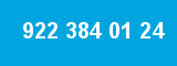 922 384 01 24 922 384 01 24